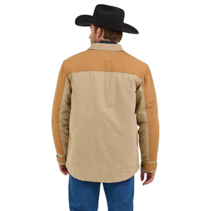 Men's Wrangler Mixed Canvas Chore Jacket