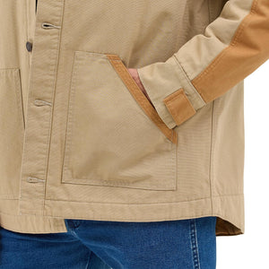 Men's Wrangler Mixed Canvas Chore Jacket