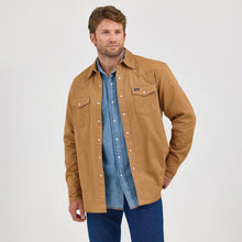 Load image into Gallery viewer, Men&#39;s Wrangler® Long Sleeve Flannel Lined Solid Work Shirt
