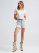 Load image into Gallery viewer, Wrangler Women's Cowboy High Rise Denim Short
