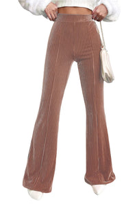 High Waisted Flare Corduroy Pants