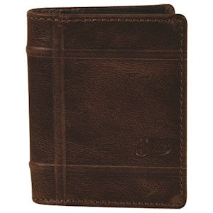 Justin Men's Russet Front Pocket Bifold Wallet