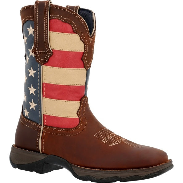 Durango® Lady Rebel™ Patriotic Women's Pull-On Western Flag Boot
