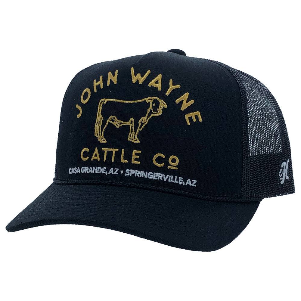 Hooey John Wayne Cap Black/Gold