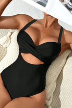Load image into Gallery viewer, Two Tone Cutout Monokini
