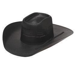 Twister Youth Black Canvas Bangora Cowboy Hat