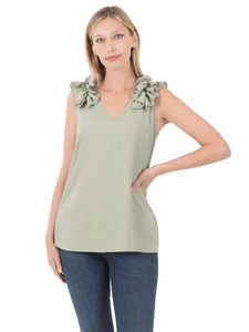 Women's Ruffle Sleeve Blouse