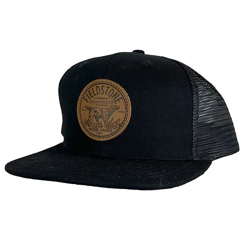 Fieldstone Black Preserve  Circle Patch hat