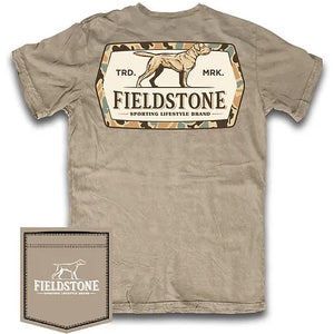 Fieldstone Lab Camo Logo Men's Short Sleeve T-Shirt