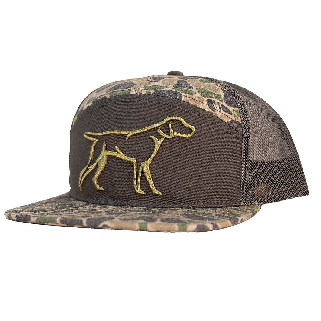 Fieldstone Youth Panel Backwoods Camo 3D Puff Hat