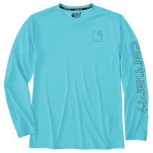 Load image into Gallery viewer, Carhartt Force Sun Defender™ Lightweight Long-Sleeve Logo Graphic T-Shirt
