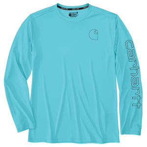 Carhartt Force Sun Defender™ Lightweight Long-Sleeve Logo Graphic T-Shirt