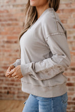 Load image into Gallery viewer, Parchment Western V Neck Sweatshirt
