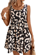 Load image into Gallery viewer, Leopard Print U-Neck Dress
