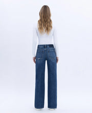 Load image into Gallery viewer, 90&#39;s Super High Rise Dark Wash Wide Jeans
