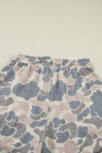 Load image into Gallery viewer, Camouflage Loose Tee Drawstring Shorts 2pcs Separate
