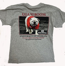 Load image into Gallery viewer, Youth Georgia Bulldogs Boom Grey Tee Shirt
