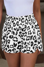 Load image into Gallery viewer, White Leopard High Waisted Athletic Shorts
