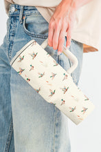 Load image into Gallery viewer, White Mallard Printed Flip Straw Large Handle Tumbler

