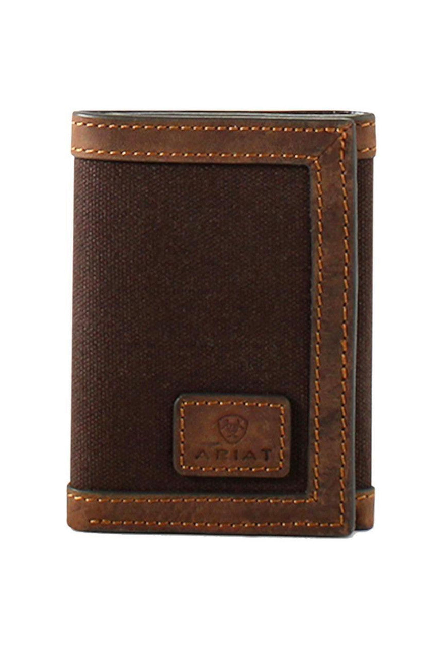 Ariat Men's Logo Trifold Wallet