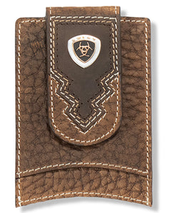 Ariat Brown Card Case/Money Clip