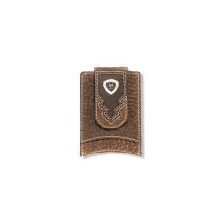 Ariat Brown Card Case/Money Clip