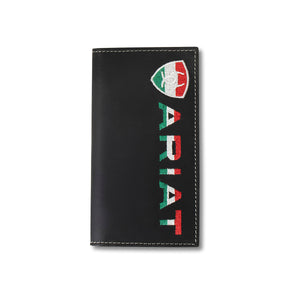 Ariat Men's Rodeo Mexican Flag Colored Wallet