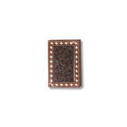 Ariat Tri-Fold Floral Embroidered Bucklace Wallet