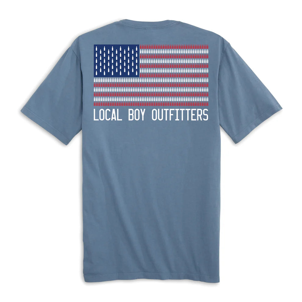 Local Boy Outfitters Bottle Flag Men's Short Sleeve Tee