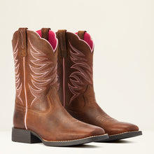 Load image into Gallery viewer, Ariat Youth Firecatcher Wide Square Toe Western Boot

