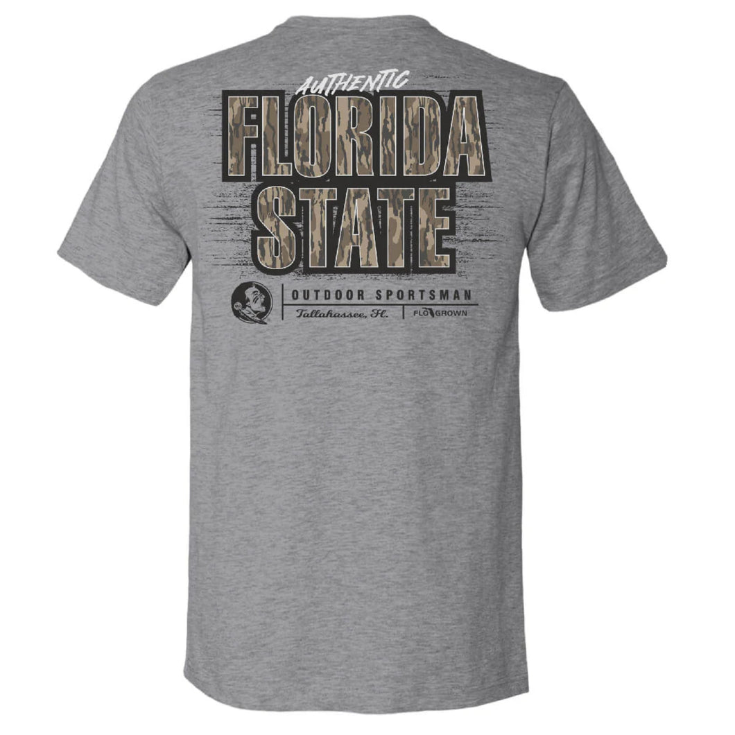 FloGrown Florida State Seminoles Woodland Stack SS Tee