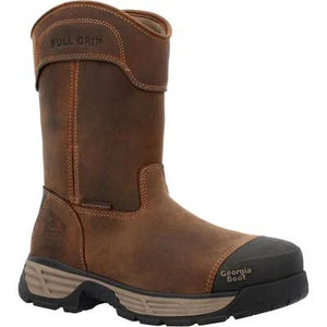 Georgia Boot Durablend Edge Alloy Waterproof Pull On Work Boot