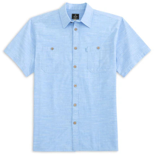 HeyBO Men's Sky Blue Button Up