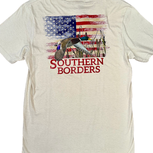 Southern Borders Men's Mallard Flag Short Sleeve T-Shirt