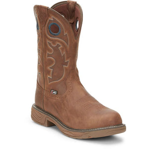 Justin Rush Barley Western Work Boots