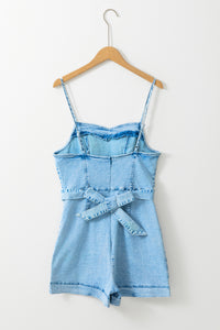 Beau Blue Denim Romper