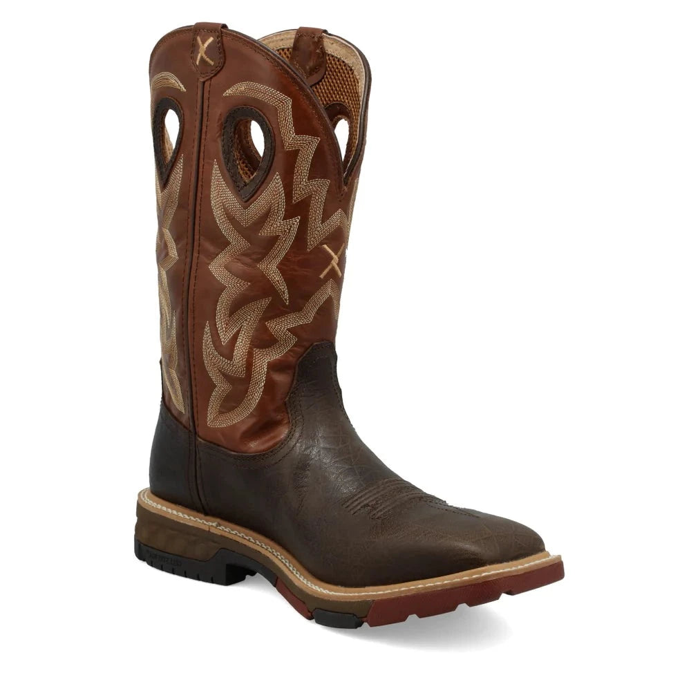 Twisted X Men's Brown Western Work Boots