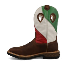 Load image into Gallery viewer, Twisted X Men&#39;s 11&quot; Western Mexican Flag Work Boot
