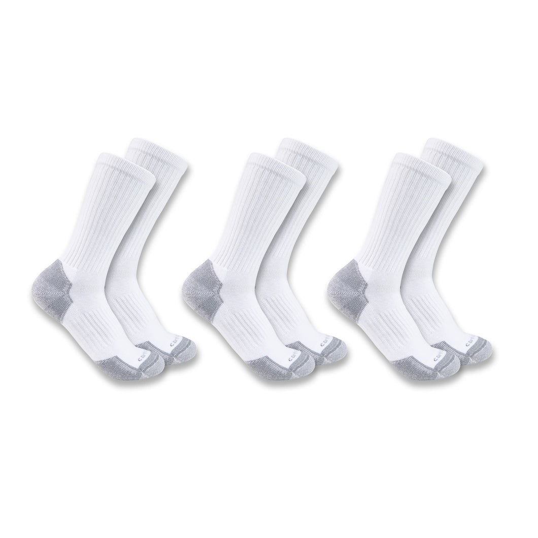 Carhartt Classic Midweight Cotton Blend Crew Sock 3-Pack