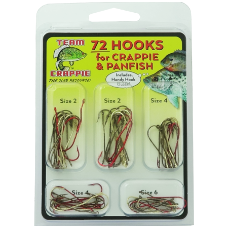 TEAM CRAPPIE Hook Kit 72 Hooks! MRCK-8
