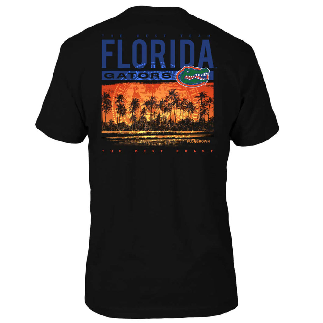 Flo Grown Best Beach Florida Gator Men's Short Sleeve T-Shirt