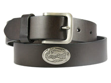 Load image into Gallery viewer, Zep-Pro Concho No Tip Brown Leather Belt
