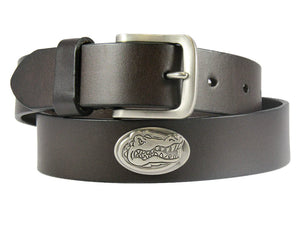 Zep-Pro Concho No Tip Brown Leather Belt