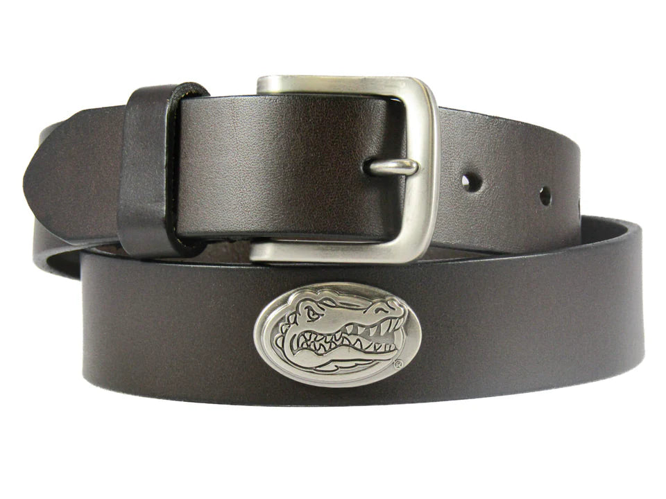 Zep-Pro Concho No Tip Brown Leather Belt