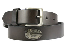 Load image into Gallery viewer, Zep-Pro Concho No Tip Brown Leather Belt
