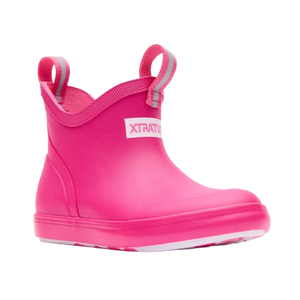 XtraTuf Children's Neon Pink Ankle Deck Boot