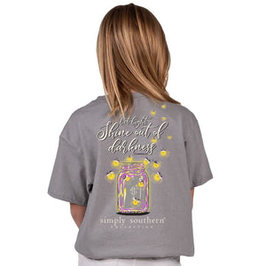 Youth Simply Southern Light Shine out of Darkness Short Sleeve T-Shirt