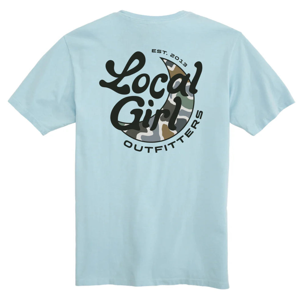 Local Girl Bluff Groovy Moon Youth SS Tee
