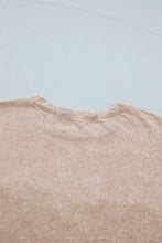 Load image into Gallery viewer, Smoke Gray 100% Cotton saved by grace Mineral Washed Cotton T Shirt
