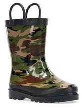Load image into Gallery viewer, Kid&#39;s Camo Rain Boots
